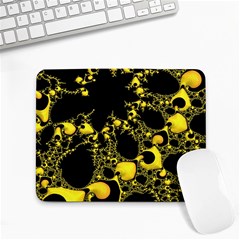 Special Fractal 04 Yellow Small Mouse Pad (rectangle) by ImpressiveMoments