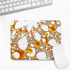 Special Fractal 04 Orange Small Mouse Pad (rectangle) by ImpressiveMoments