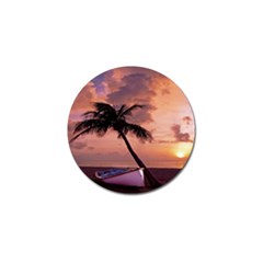 Sunset At The Beach Golf Ball Marker 4 Pack by StuffOrSomething