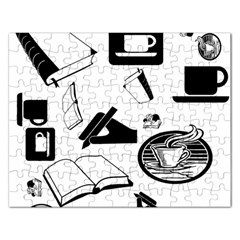 Books And Coffee Jigsaw Puzzle (rectangle) by StuffOrSomething