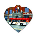 Double Decker Bus   Ave Hurley   Dog Tag Heart (Two Sided) Back