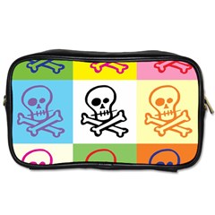 Skull Travel Toiletry Bag (two Sides) by Siebenhuehner