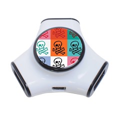 Skull 3 Port Usb Hub by Siebenhuehner