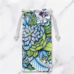 Peaceful Flower Garden Jewelry Bag Front