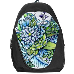 Peaceful Flower Garden Backpack Bag by Zandiepants