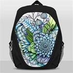 Peaceful Flower Garden 2 Backpack Bag Front