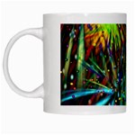 Exploding Fireworks White Coffee Mug Left