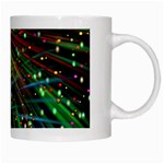 Exploding Fireworks White Coffee Mug Right