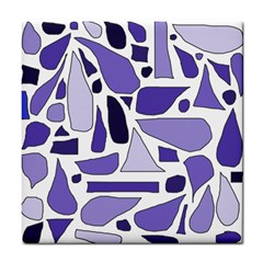 Silly Purples Ceramic Tile by FunWithFibro