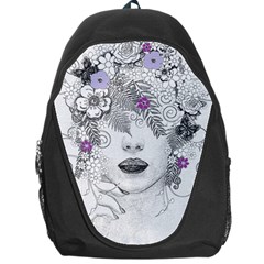 Flower Child Of Hope Backpack Bag by FunWithFibro