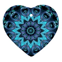 Star Connection, Abstract Cosmic Constellation Heart Ornament by DianeClancy