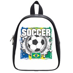 Soccer Brazil School Bag (small) by MegaSportsFan