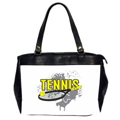 Tennis Oversize Office Handbag (two Sides) by MegaSportsFan