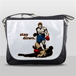 Stay Down Boxing Messenger Bag Front