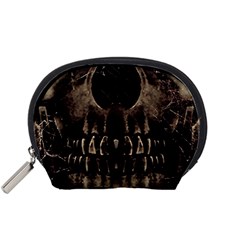 Skull Poster Background Accessories Pouch (small) by dflcprints