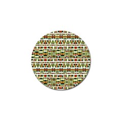 Aztec Grunge Pattern Golf Ball Marker 10 Pack by dflcprints