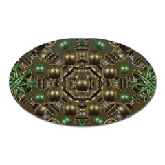 Japanese Garden Magnet (oval) by dflcprints