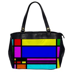 Mondrian Oversize Office Handbag (one Side) by Siebenhuehner