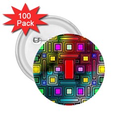 Abstract Modern 2 25  Button (100 Pack) by StuffOrSomething