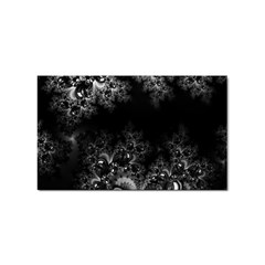 Midnight Frost Fractal Sticker (rectangle) by Artist4God