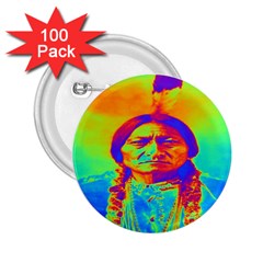 Sitting Bull 2 25  Button (100 Pack) by icarusismartdesigns