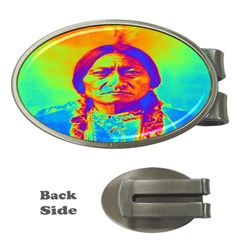 Sitting Bull Money Clip (oval) by icarusismartdesigns