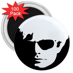 Warhol 3  Button Magnet (100 Pack) by icarusismartdesigns