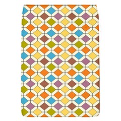 Colorful Rhombus Pattern Removable Flap Cover (small) by LalyLauraFLM