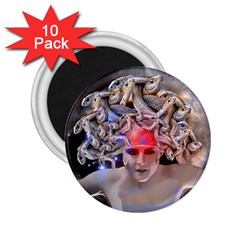 Medusa 2 25  Button Magnet (10 Pack) by icarusismartdesigns