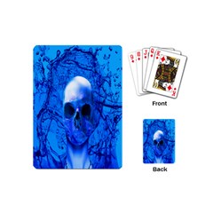 Alien Blue Playing Cards (mini) by icarusismartdesigns