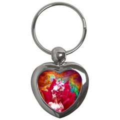 Star Flower Key Chain (heart) by icarusismartdesigns