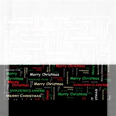 Merry Christmas Typography Art Jigsaw Puzzle (rectangle) by StuffOrSomething