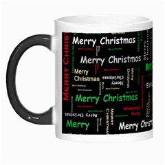 Merry Christmas Typography Art Morph Mug by StuffOrSomething