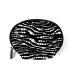 Zebra Pattern  Accessory Pouch (Small) Back