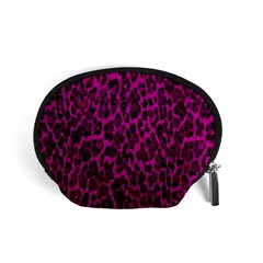 Pink Leopard  Accessory Pouch (small) by OCDesignss