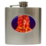 Organic Meditation Hip Flask Front