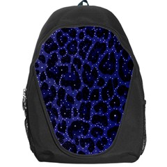 Blue Leapord Bling Backpack Bag by OCDesignss