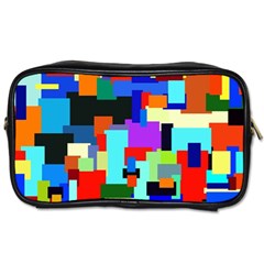 Pattern Travel Toiletry Bag (one Side) by Siebenhuehner