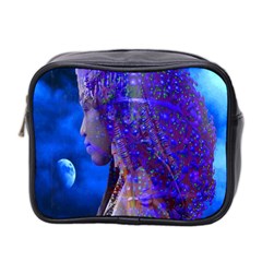 Moon Shadow Mini Travel Toiletry Bag (two Sides) by icarusismartdesigns