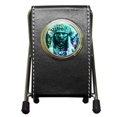 Magical Indian Chief Stationery Holder Clock by icarusismartdesigns