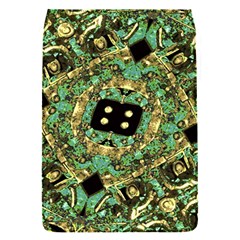 Luxury Abstract Golden Grunge Art Removable Flap Cover (small) by dflcprints