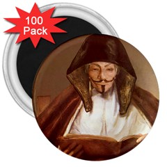 Anonymous Reading 3  Button Magnet (100 Pack) by AnonMart