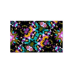 Digital Futuristic Geometric Pattern Sticker (rectangle) by dflcprints