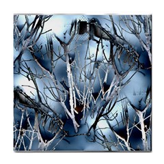 Abstract Of Frozen Bush Ceramic Tile by canvasngiftshop