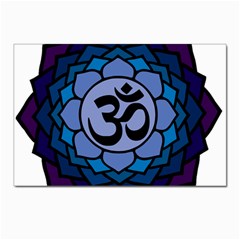 Ohm Lotus 01 Postcard 4 x 6  (10 Pack) by oddzodd