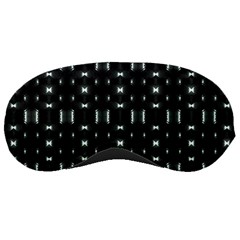 Futuristic Dark Hexagonal Grid Pattern Design Sleeping Mask by dflcprints