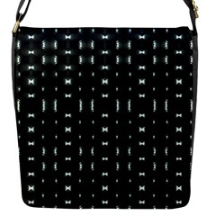 Futuristic Dark Hexagonal Grid Pattern Design Flap Closure Messenger Bag (small) by dflcprints