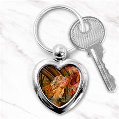 Autumn Key Chain (heart) by icarusismartdesigns