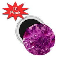 Amethyst Stone Of Healing 1 75  Button Magnet (10 Pack) by FunWithFibro