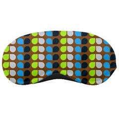 Colorful Leaf Pattern Sleeping Mask by GardenOfOphir